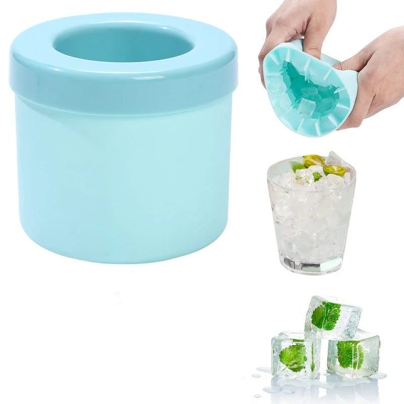 Cylinder Silicone Ice Cube Mold