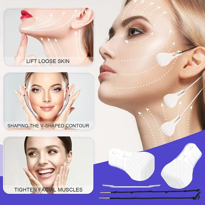 Ultra Invisible Waterproof Face Lift Stickers Kit