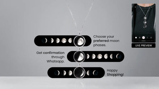 TRI-MOON NECKLACE (MEN)