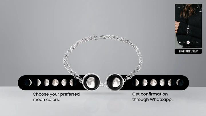 CLASSIC TWIN MOON LINK BRACELET