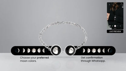 CLASSIC TWIN MOON LINK BRACELET