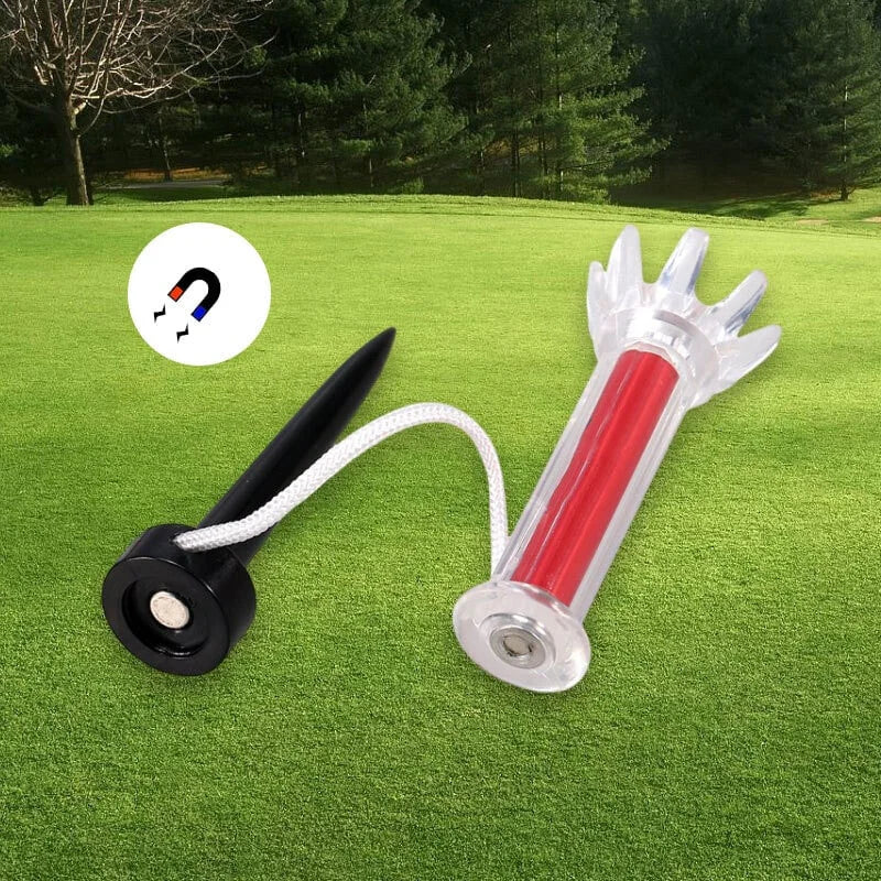 Golf Tee with Magnetic Plastic 360 Degree Bounce