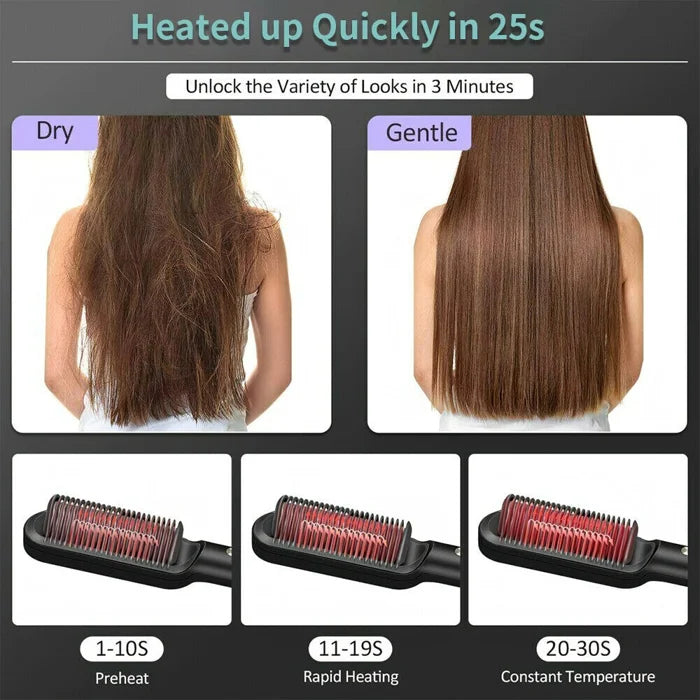 Ion Hair Straightener Brush