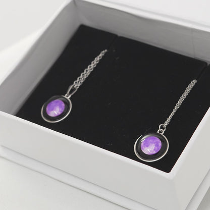 PURPLE NECKLACE SET